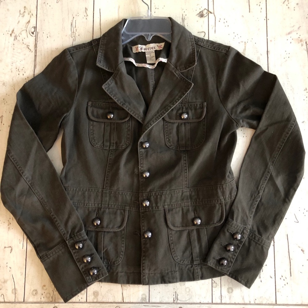 Forever 21 Military Blazer Jacket